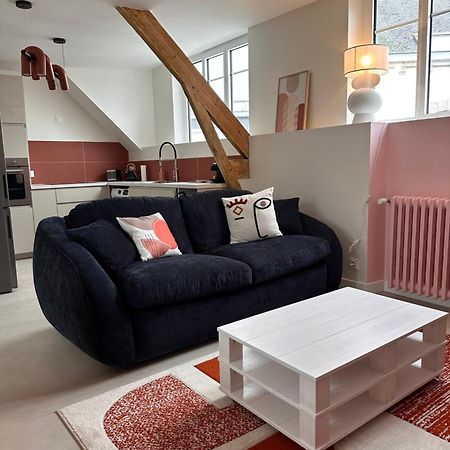 Grand Appartement Ultra Moderne Plein Centre, Plage A Pieds, Avec Parking Concarneau Eksteriør billede