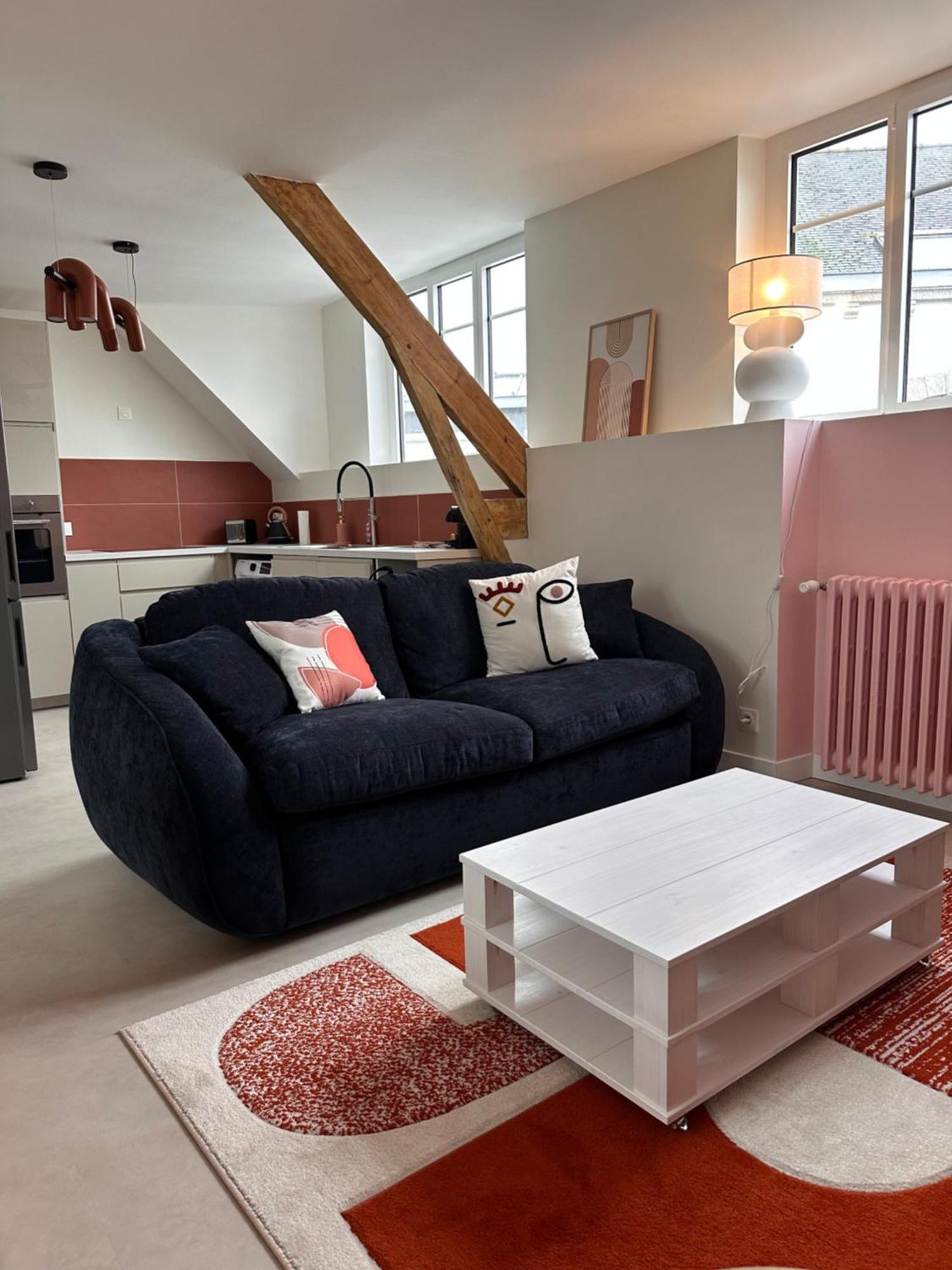 Grand Appartement Ultra Moderne Plein Centre, Plage A Pieds, Avec Parking Concarneau Eksteriør billede